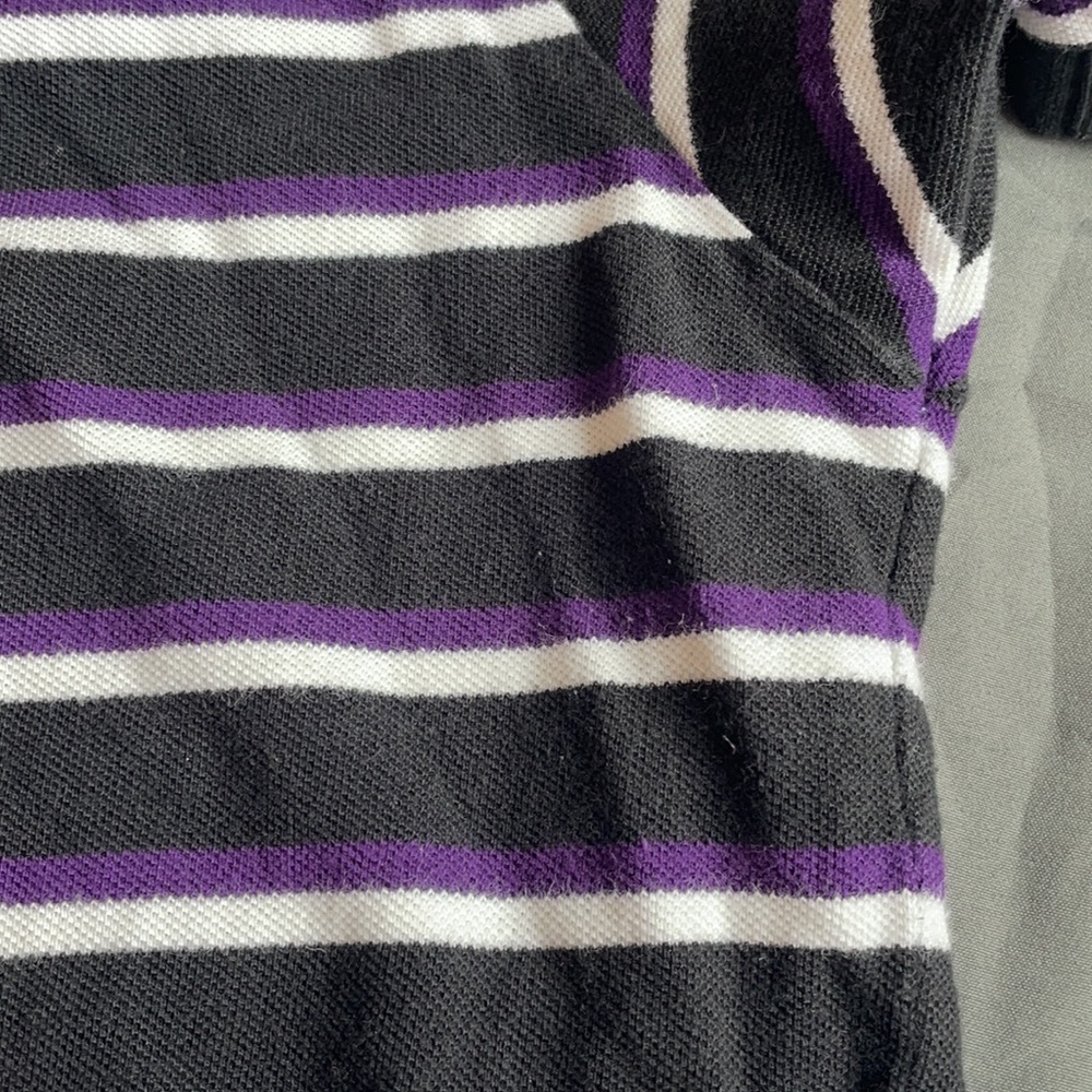 Polo Ralph Lauren Black and Purple Polo Shirt L . - Picture 8 of 8